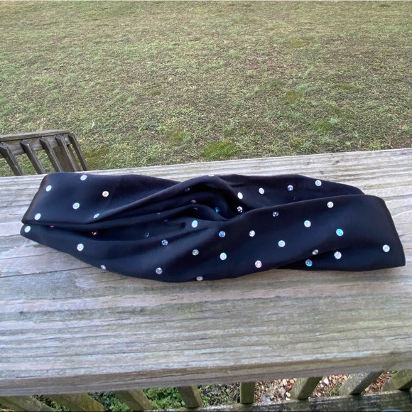 Headband 3 in 1 black with rhinestones brand new - Picture 3 of 4